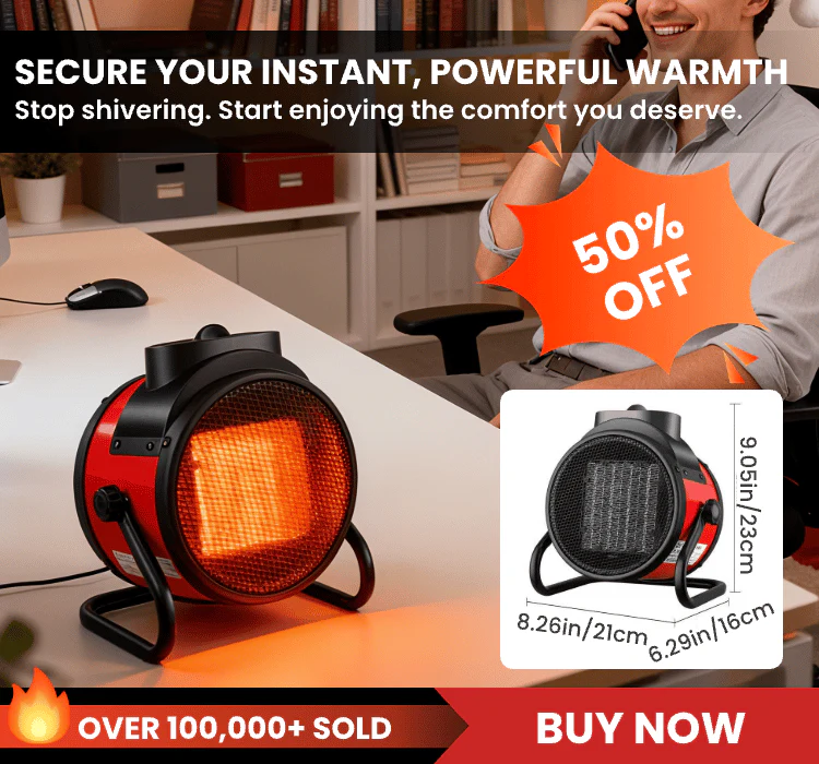 Why 30,000+ Homeowners Ditched Their Space Heaters for This Portable 'Heat Blaster' That Actually Works